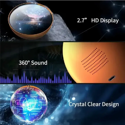 VisionSphere 3D – Mesmerizing Crystal Ball Video Display Shop 00001111 Store
