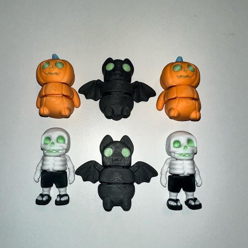 3D Printed Bundle, Halloween Decor, Halloween Bundle, 3D Pals, Spooky Pack, Ornaments, Decoration, Glowing Pals Gift