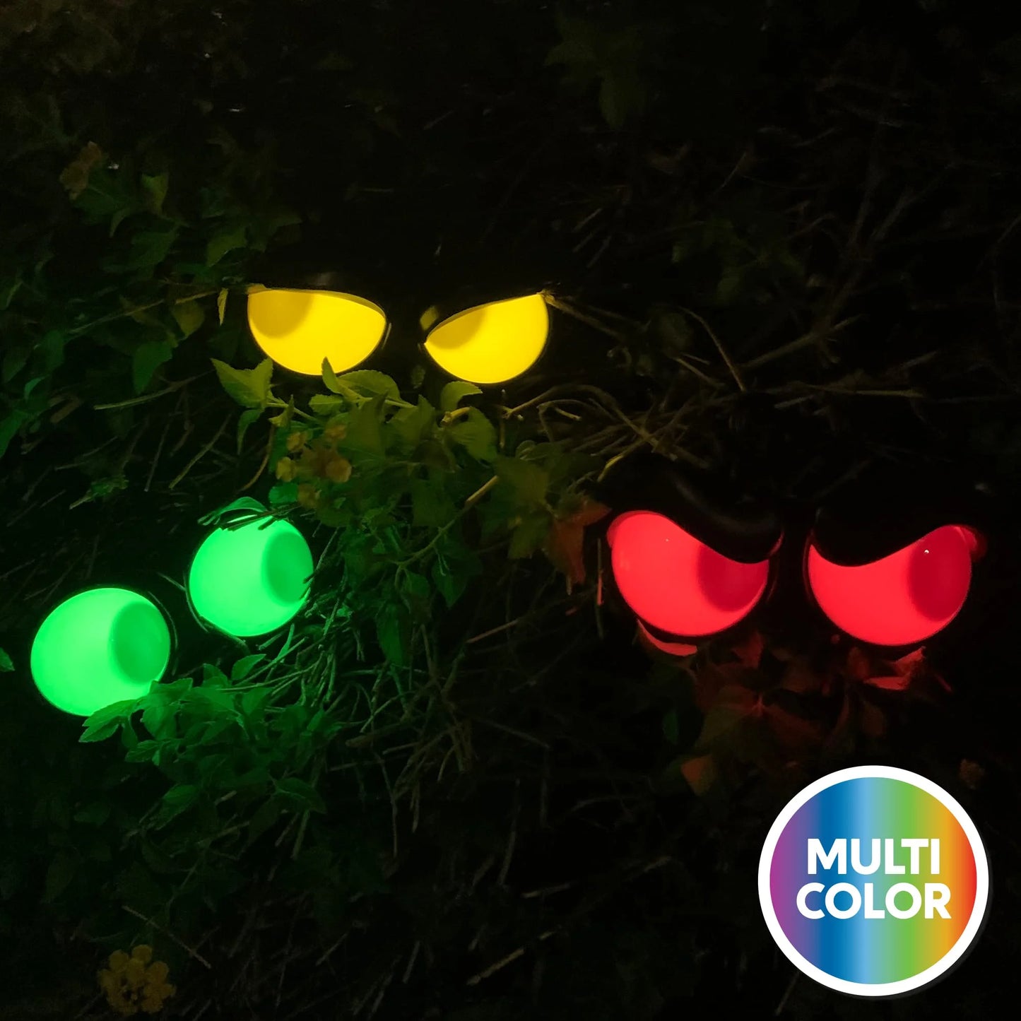 3 Packs Halloween Animated Flashing Peeping Eyes Lights Decorations,Outdoor Halloween Light Decorations,Halloween Car Decorations