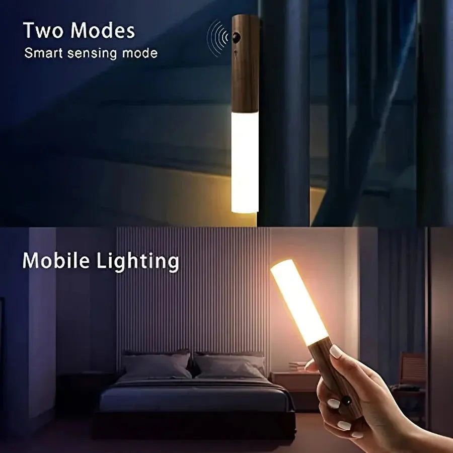 Intelligent Human Body Induction LED Night Light – Rechargeable Wall Light for Corridor, Cabinet, and Toilet Kitchen-Life Store