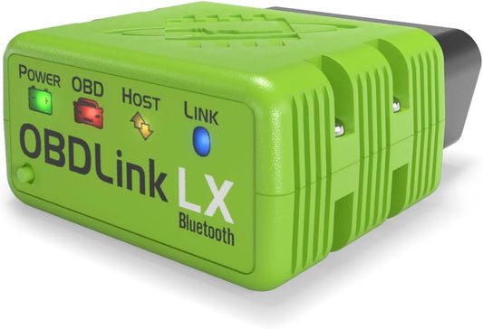 LX Bluetooth 3.0 OBD2 Adapter for Motoscan, Torque, Hybrid Assistant (Android Only), OBD II Diagnostic Scanner
