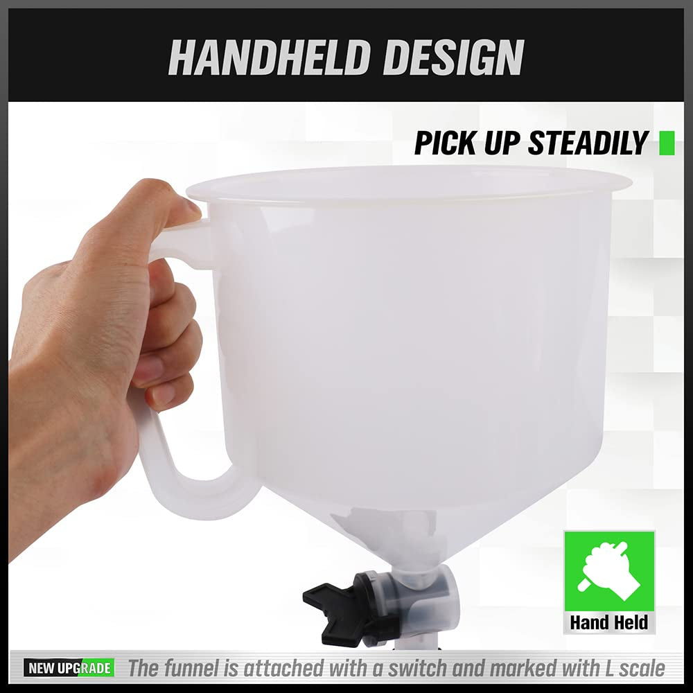 SWANLAKE No-Spill Coolant Funnel Kit,Spill Proof Funnel Bleeder with Adapters.Universal Fitment15Pcs.