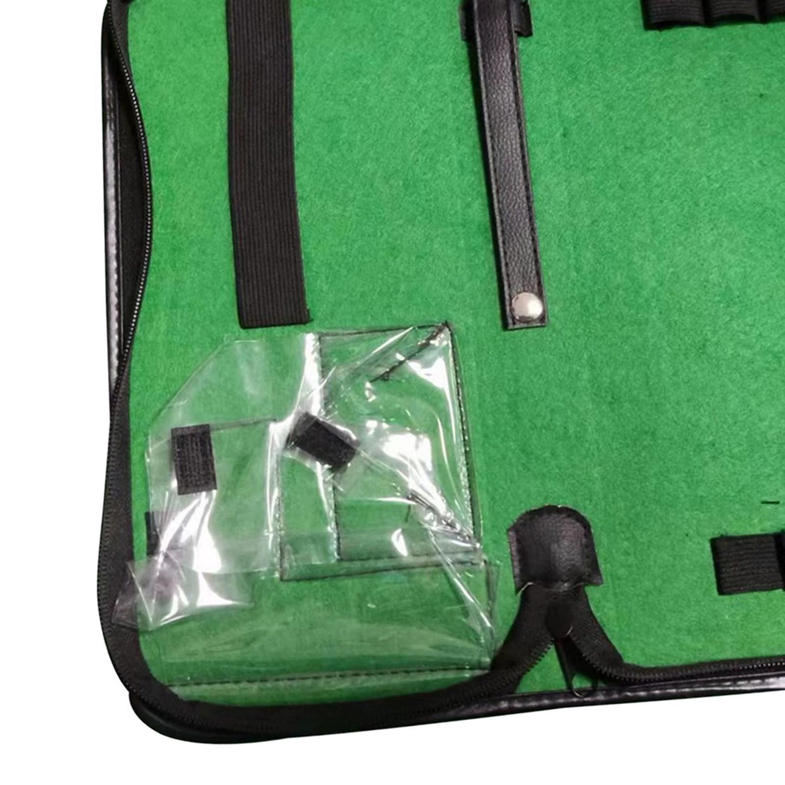 Golf Putter Set Bag Golf Ball Golf Putting Hole Target Home PU Leather Pouch