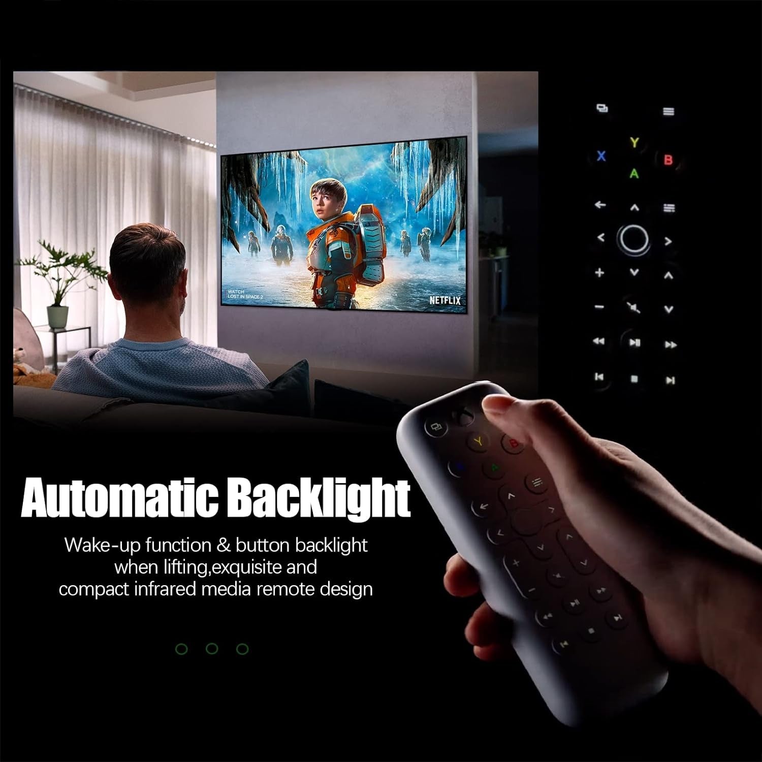 8Bitdo Media Remote for Xbox One, Series X and S (White, Short Edition)