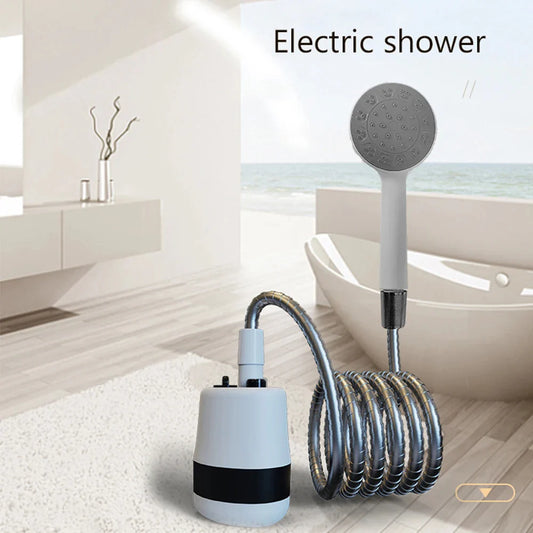 Portable Outdoor Rechargeable Shower Sponge for Home Travel Dorm Rural Use