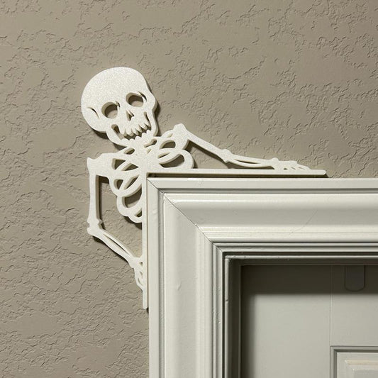 Halloween Decor, Skeleton Door Topper, Halloween Decoration